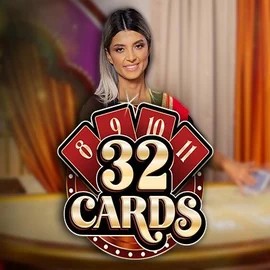 32 Cards slot logo by Ezugi at Superbet Casino