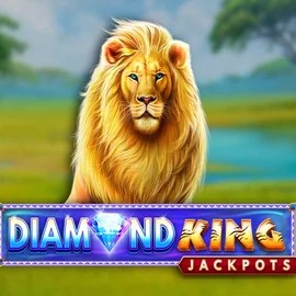 Official Jackpots logo: Diamond King Jackpots by SpinPlay Games at Superbet Casino