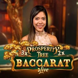 Prosperity Tree Baccarat by Evolution, showcased at superbetcasino.eu.com – game logo