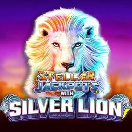 Stellar Jackpots with Silver Lion logo – Jackpots by Lightning Box Game at Superbet Casino